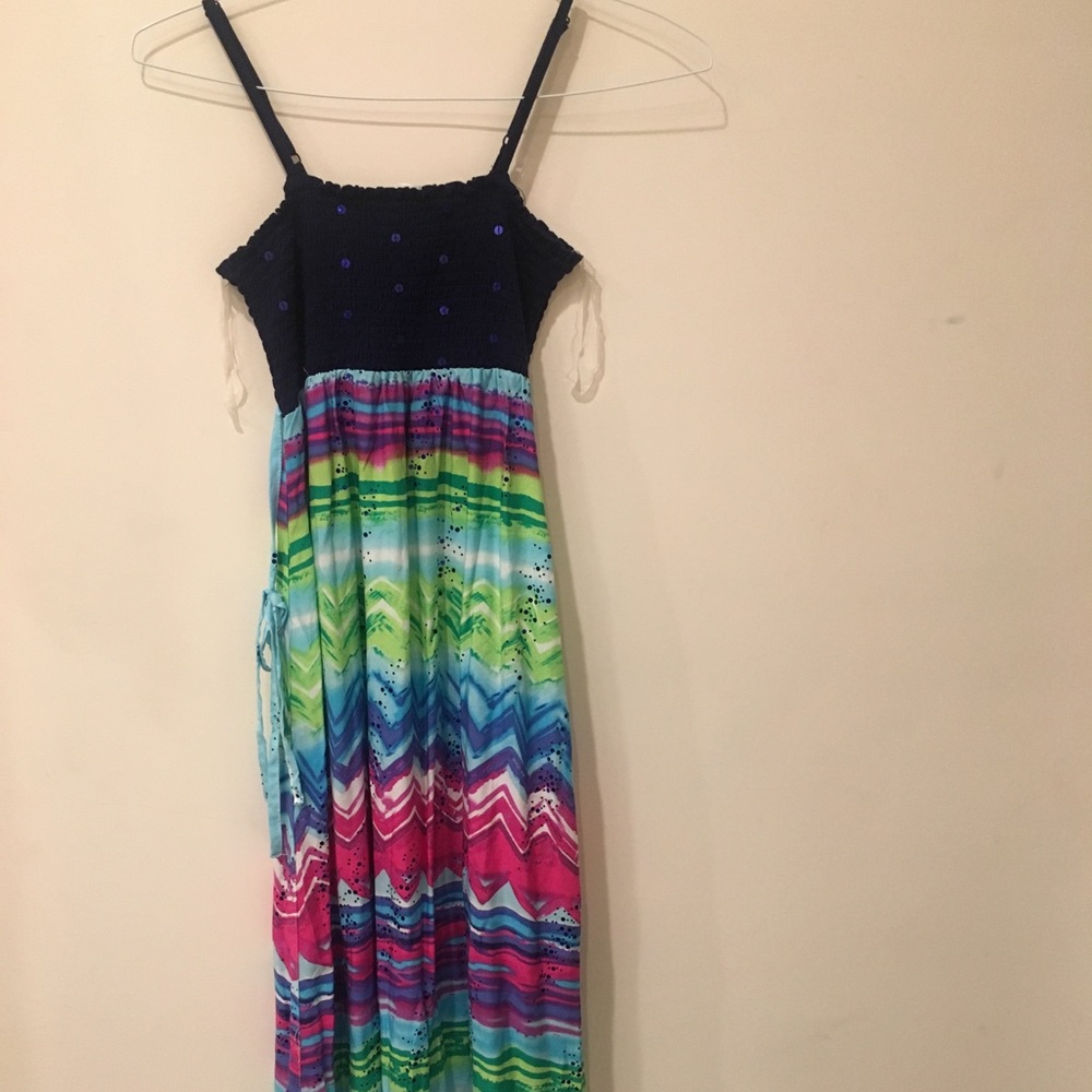 Justice Kids Colorful Maxi Dress